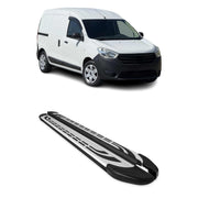 Trittbretter Seitenschweller für Dacia Dokker 2012-2022 Schwarz Aluminium