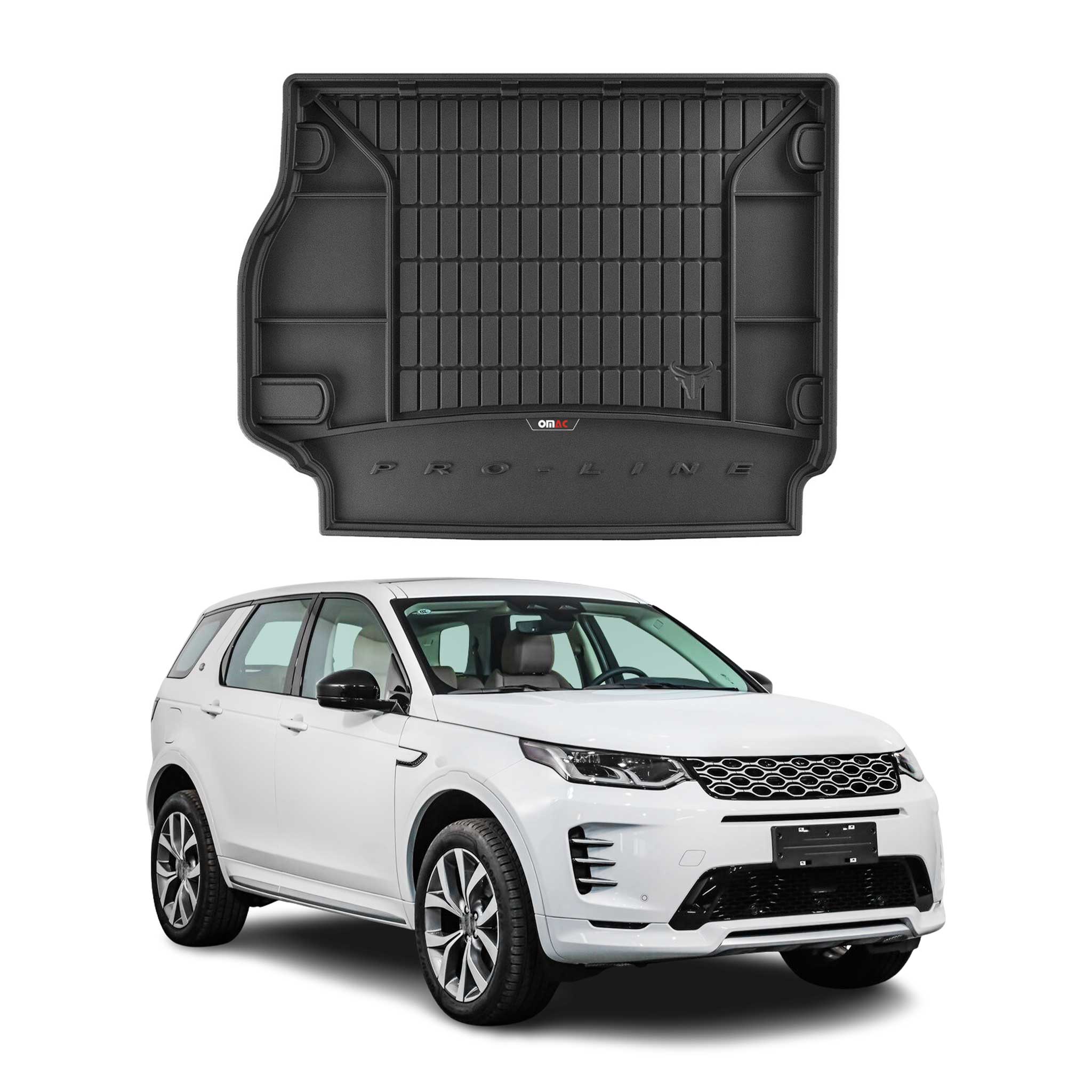 OMAC Gummi Kofferraumwanne für Land Rover Discovery Sport 2015-2026 TPE Schwarz