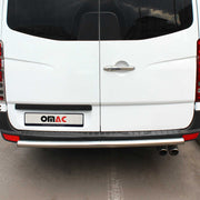 Ladekantenschutz für Mercedes Sprinter W906 / VW Crafter 2006-2018 dark chrom