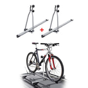 Menabo Fahrradträger Huggy Dachfahrradträger für Fahrrad bis 15kg ABE Stahl 2tlg