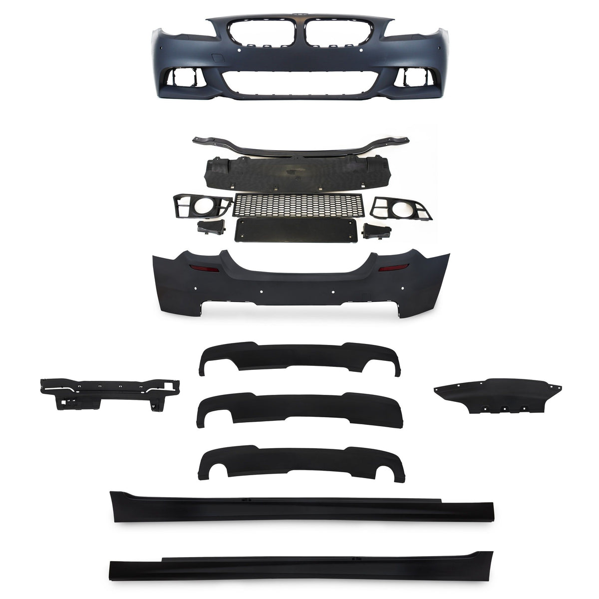 JOM Stoßstangen Kit Seitenschweller für BMW 5er F10 2013-2017 Sport-Design PDC