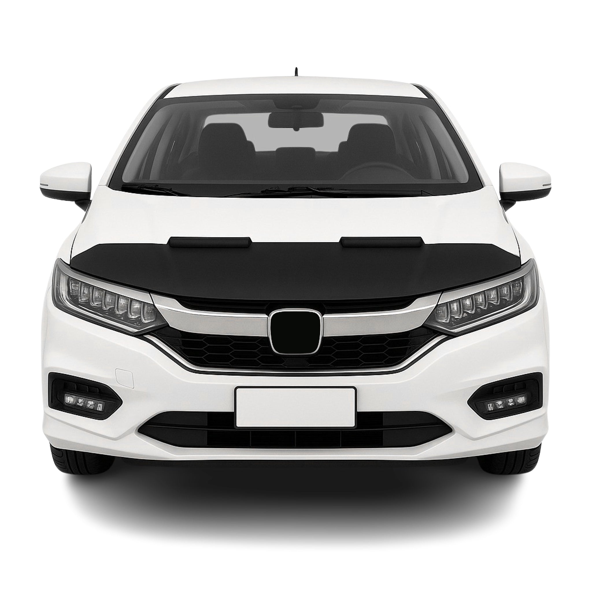 Haubenbra Steinschlagschutz Bonnet Bra für Honda City 2020-2026 Schwarz Halb