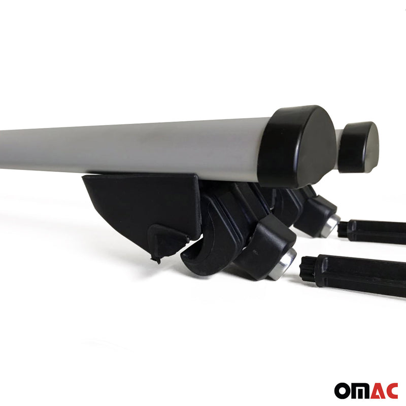 Dachträger für BMW X5 E70 2006-2013 Gepäckträger Relingträger 100kg Alu Grau