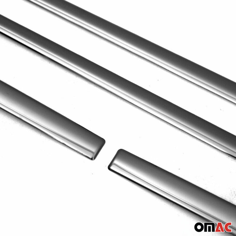 Seitentürleiste Türschutzleiste für Vauxhall Meriva MK 2010-2021 Chrom Dunkel 4x