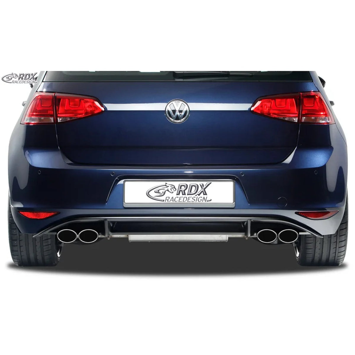 RDX Heckschürzenansatz Diffuser für VW Golf VII HB 3-5tür 2012- R-Look