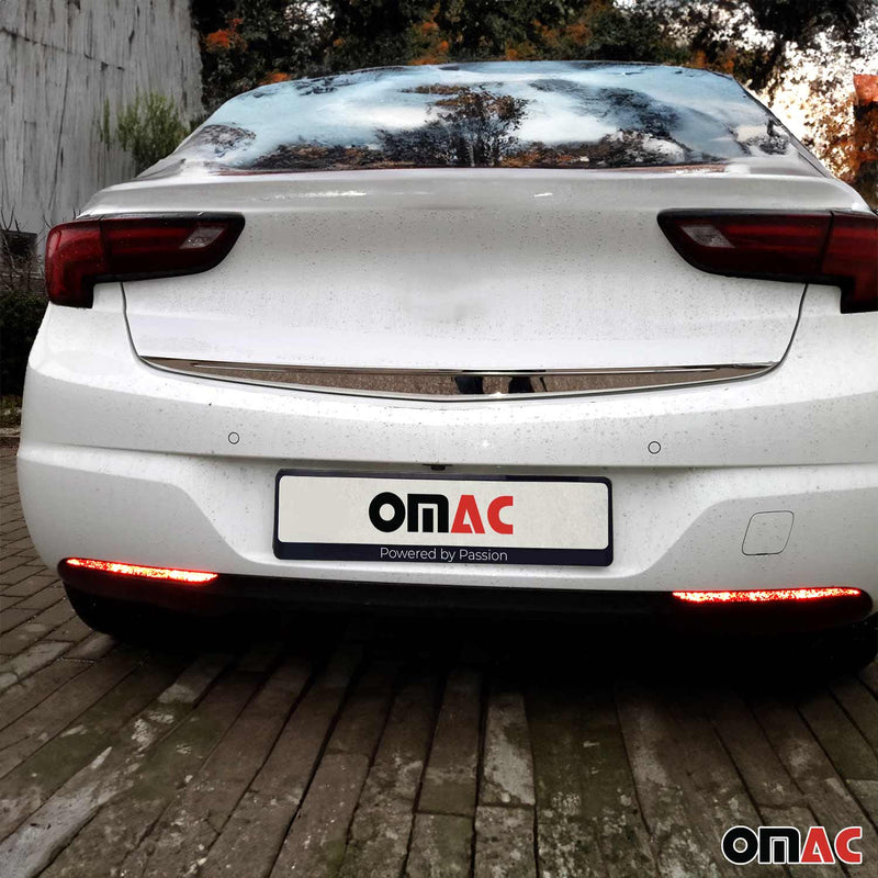 Kofferraumleiste Heckklappe Leiste für Opel Astra K 2015-2021 Edelstahl Chrom