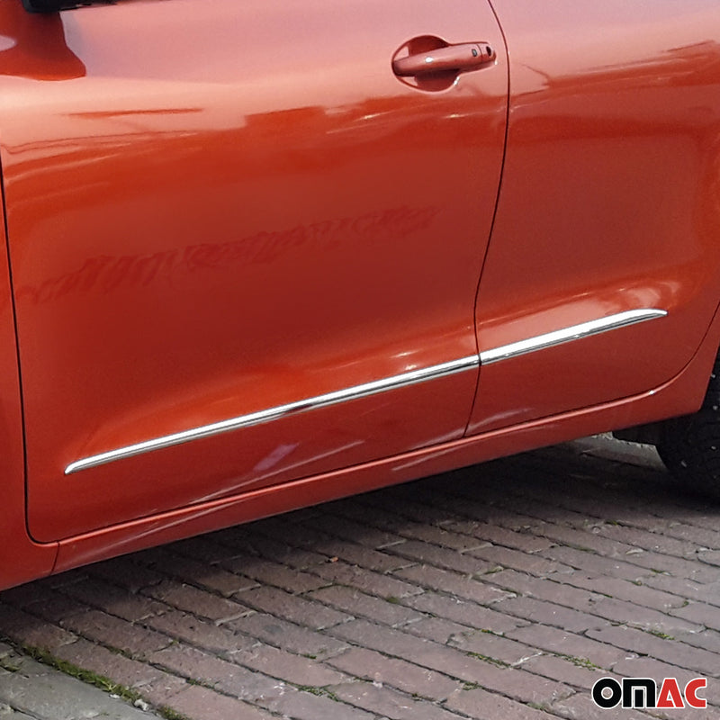 Seitentürleiste Türleisten Türschutzleiste für Hyundai i10 2020-2025 Chrom 4x