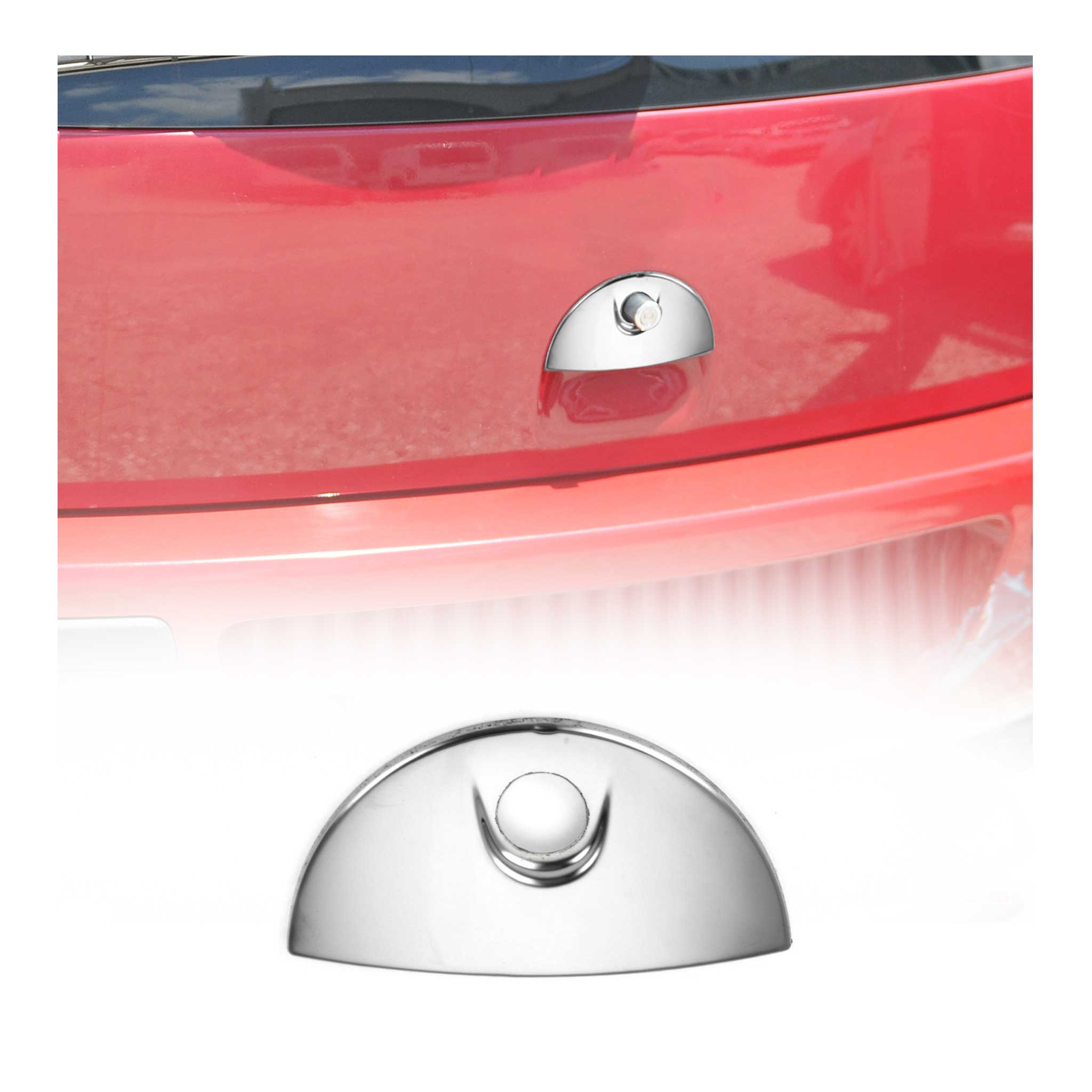 Kofferraumleiste Heckklappe Griff für Opel Corsa C 2000-2009 Edelstahl Chrom