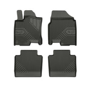 Fußmatten Gummimatten No.77 für Nissan Qashqai+2 I 2006-2013 TPE Schwarz 4 tlg