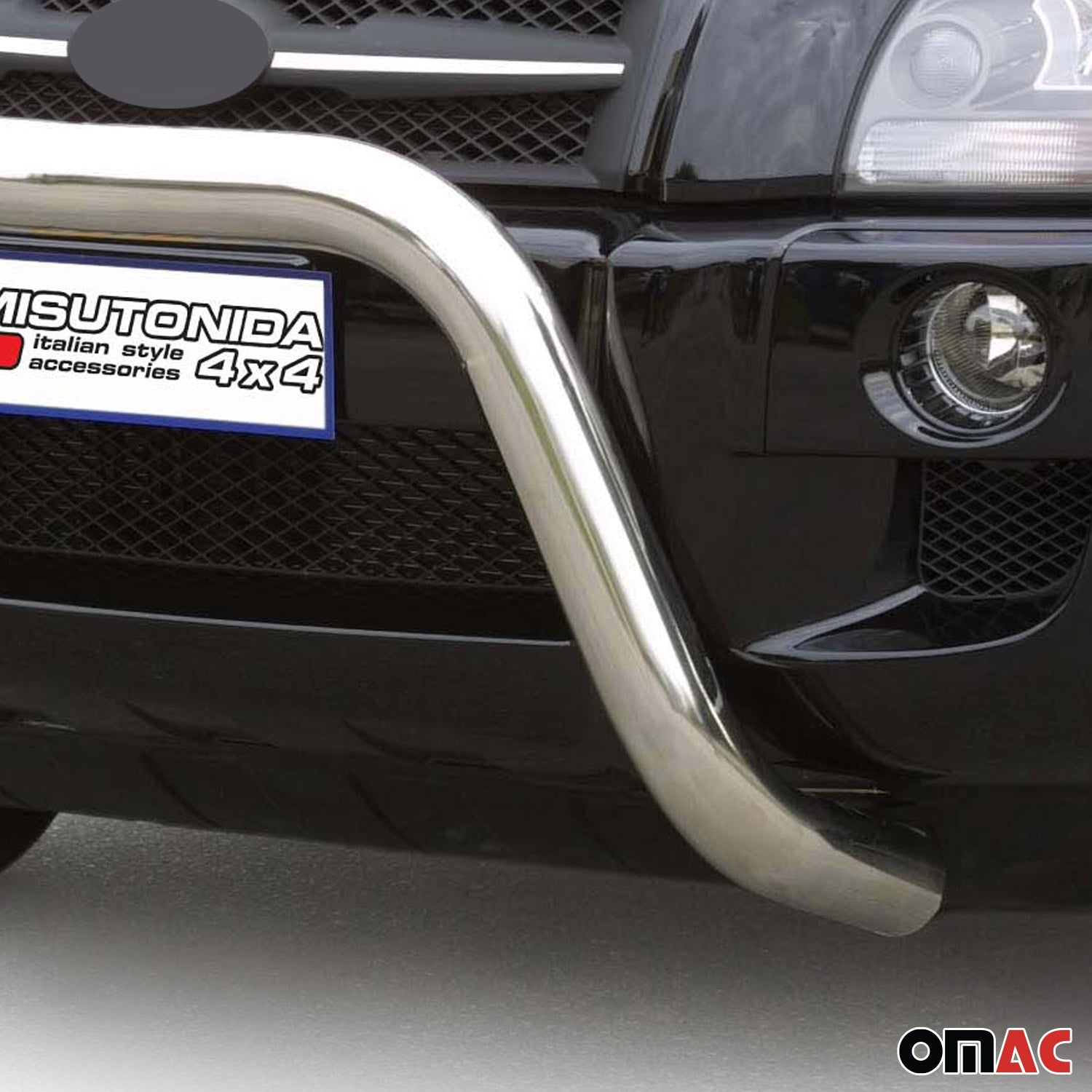 Frontbügel Frontschutzbügel für Hyundai Tucson 2004-2009 ø76mm Stahl Silber