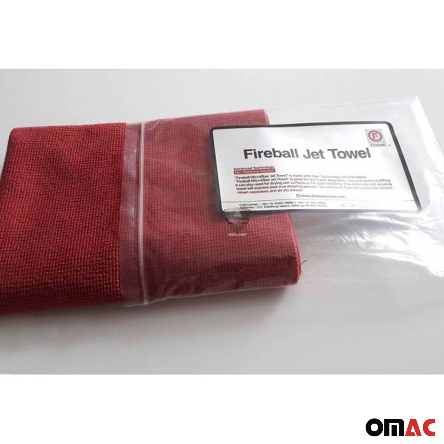 Fireball Premium Allzweck-Mikrofasertuch Waschlappen 60x42 cm Rote Farbe