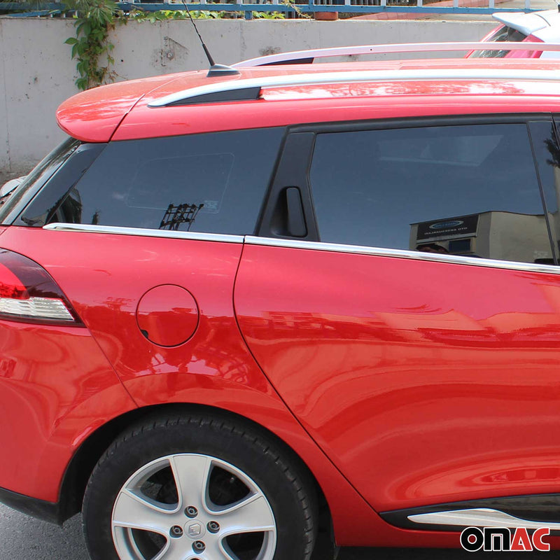 Fensterleisten Zierleisten für Renault Clio Grandtour 2012-2019 Edelstahl 8tlg