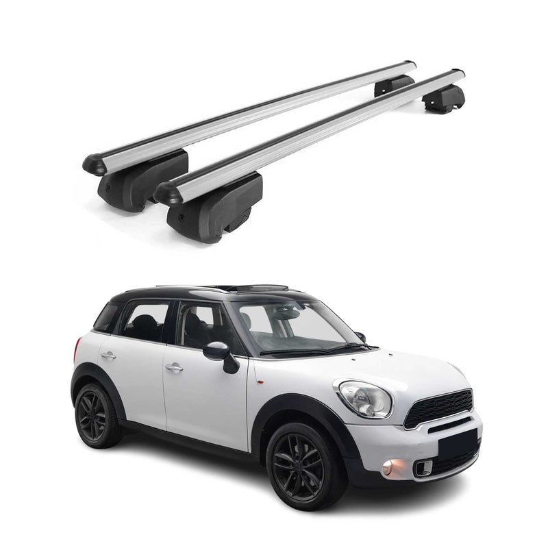 Dachträger Gepäckträger für Mini Countryman R60 SUV 2010-2016 ABE Alu Grau