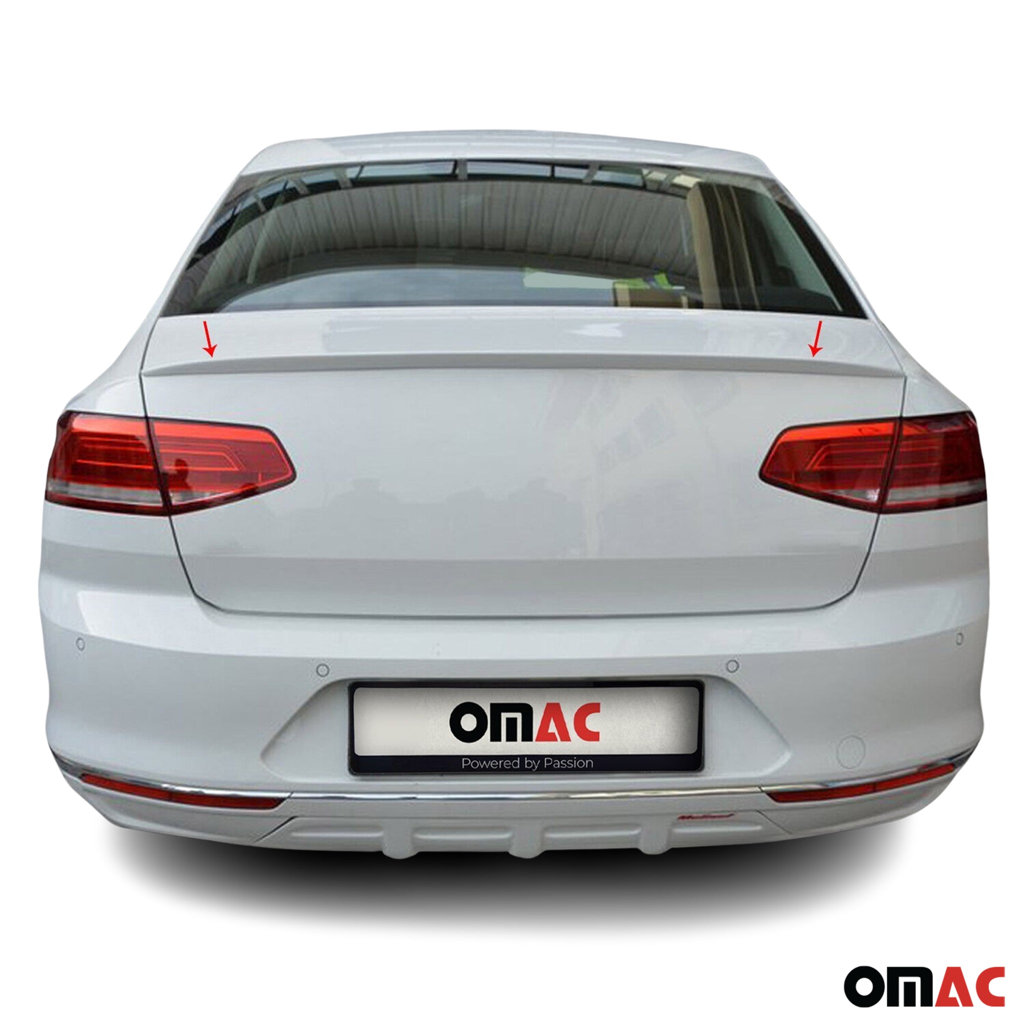 Heckspoiler Dachspoiler Hecklippe für VW Passat B7 2010-2015 Limo ABS Grundiert
