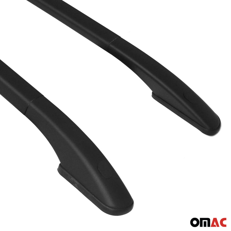 Dachreling Relingträger Aluminium für Nissan Qashqai J10 2006-2014 Alu Schwarz