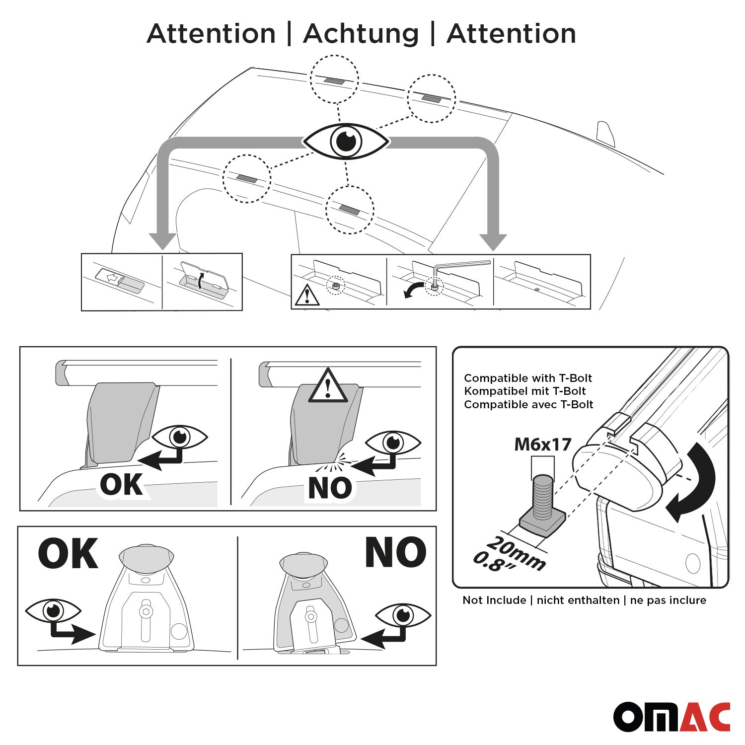 Menabo Dachträger Grundtäger für Renault Scenic mk2 2003-2009 75kg Alu Silber 2x