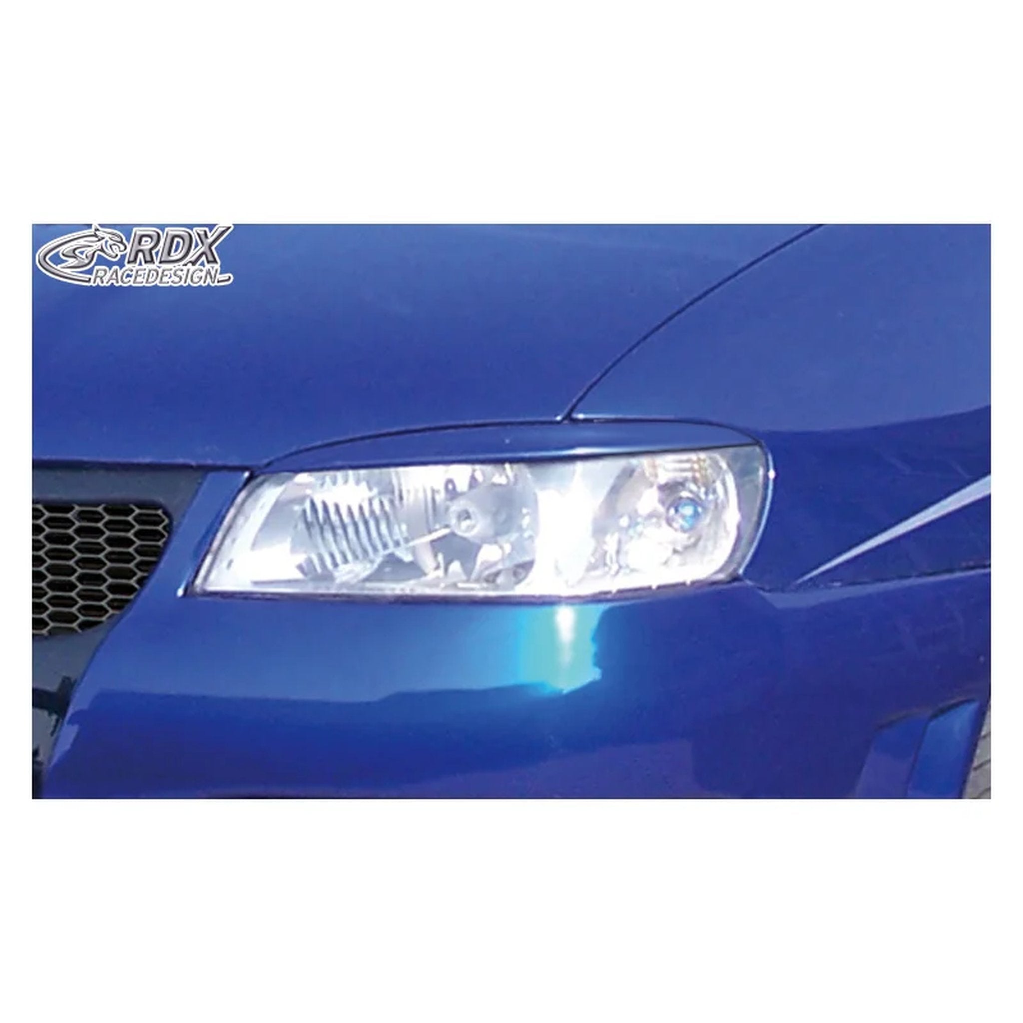 RDX Scheinwerferblenden für Seat Ibiza 6K2 1999-2002 & Cordoba 1999-2003 ABS TÜV