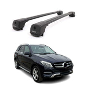 Dachträger für Mercedes M Klasse GLE W166 2012-2019 Aluminium 75kg Schwarz 2tlg