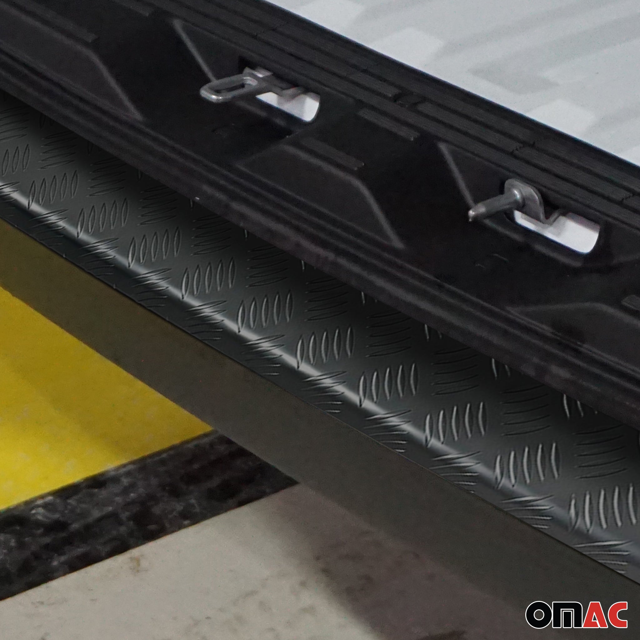 Ladekantenschutz Stoßstange für Mercedes Sprinter W907 2018-26 Aluminium Schwarz