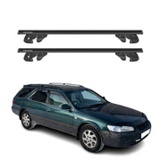 Dachträger für Toyota Camry XV10 XV20 Limo 1991-2002 Alu 90kg TÜV Schwarz 2tlg