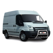 Frontbügel Frontschutzbügel für Ford Transit 2006-2012 mit ABE Rammschutz Silber