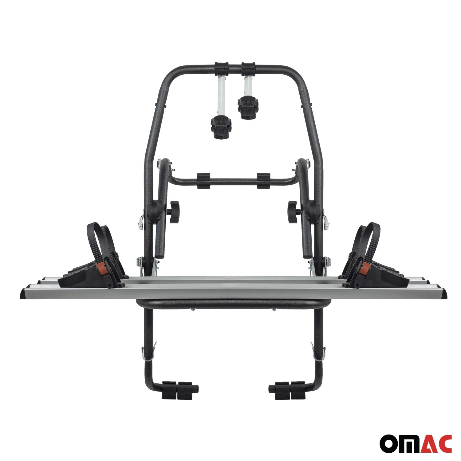 Menabo Fahrradträger 2 Fahrräder für Audi A1 8X 2010-2014 Alu Silber Schwarz