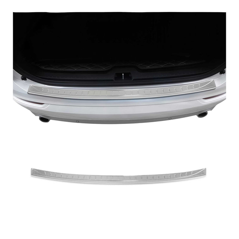 Ladekantenschutz Stoßstangenschutz für Volvo XC90 2015-2025 Edelstahl Silber