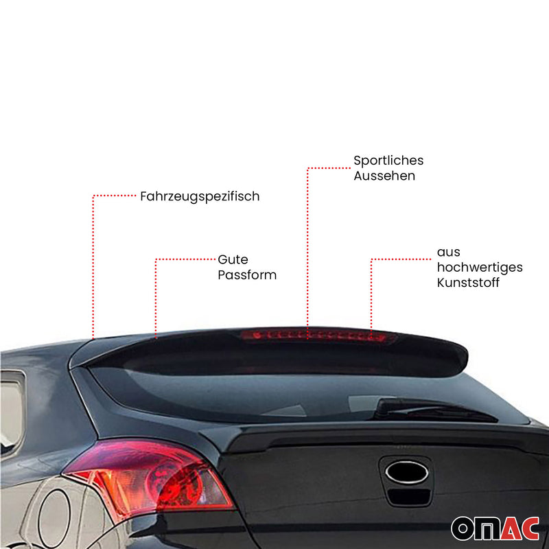 RDX Heckspoiler Spoiler für Kia Pro-Cee'd 2008-2023 Unlackiert
