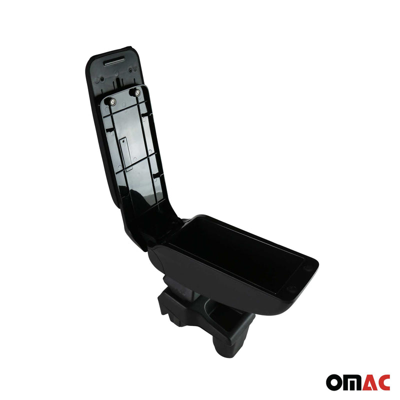 Armlehne Mittelarmlehne für Renault Clio 2019-2025 PU-Leder ABS Schwarz