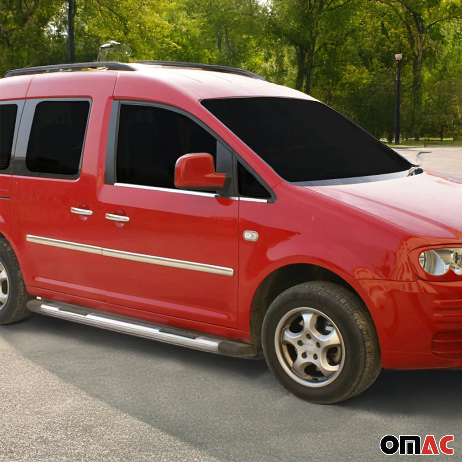 Fensterleisten Zierleisten für VW Caddy 2003-2015 Edelstahl Chrom 4tlg