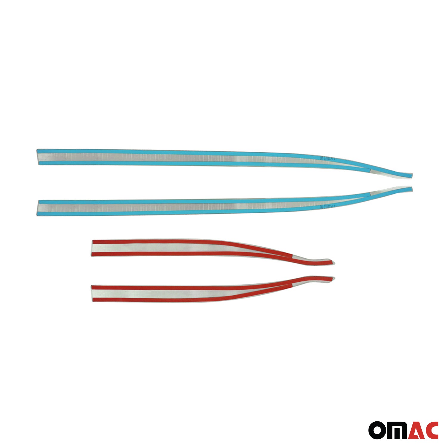 Seitentürleiste Türschutzleiste für Jeep Renegade 2015-2024 Chrom Gebürstet