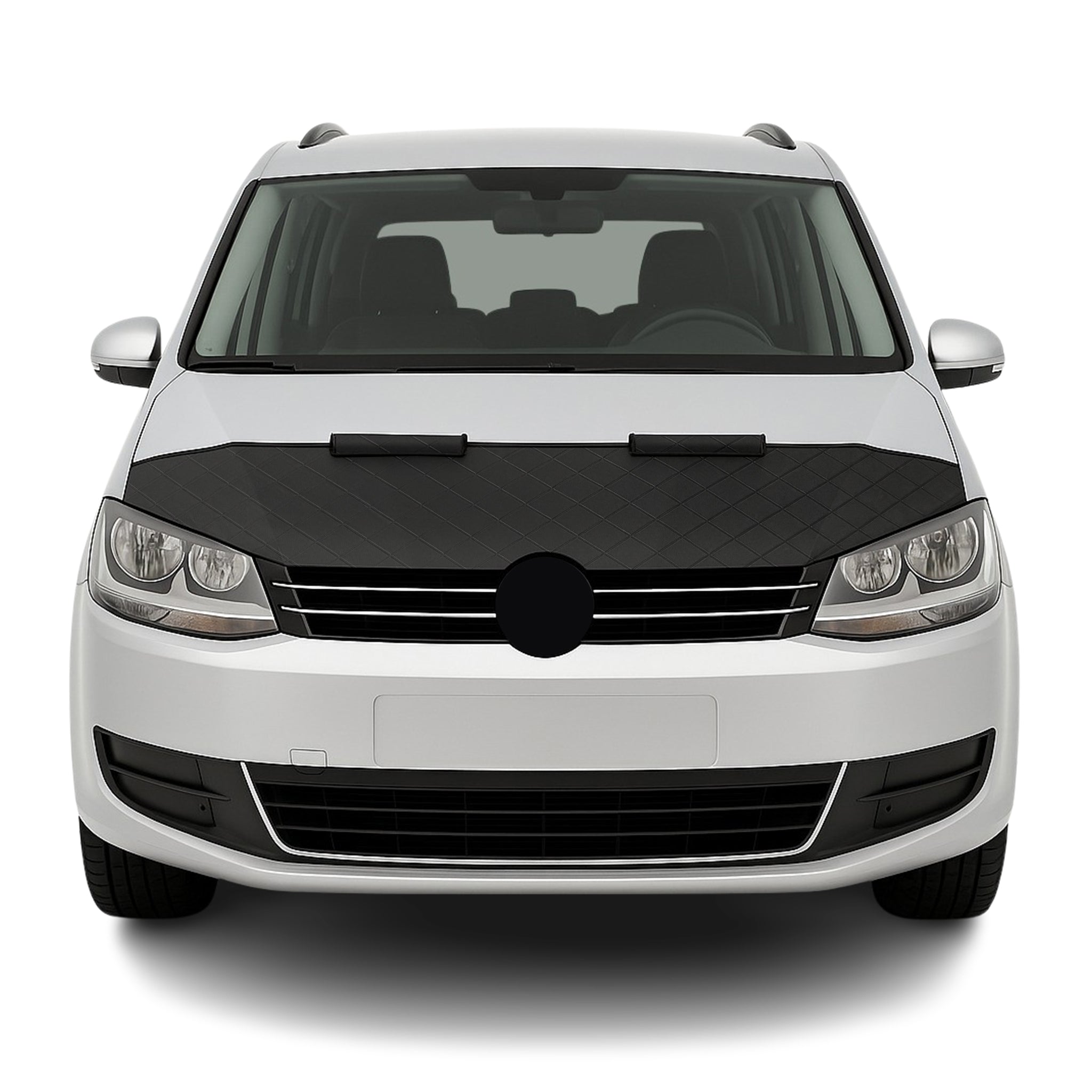 Schwarz Halb Haubenbra Steinschlagschutz Bonnet Bra für VW Sharan 2010-2015