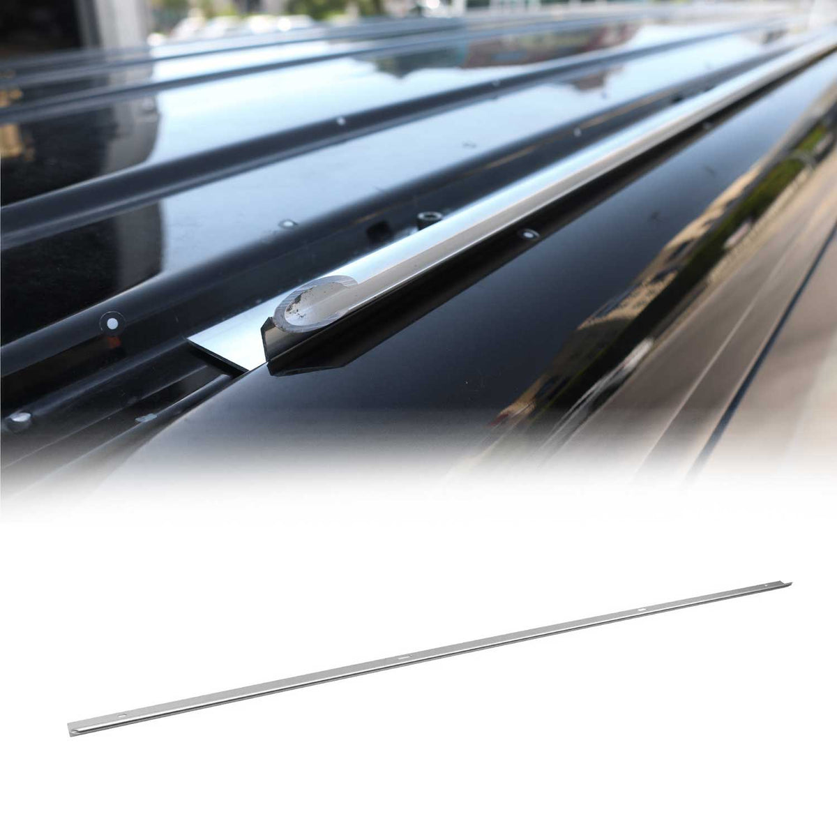 Sonnensegel Kedereinzug Kederschiene Kederleiste für VW T5 T6 ab 2003 L1 Silber