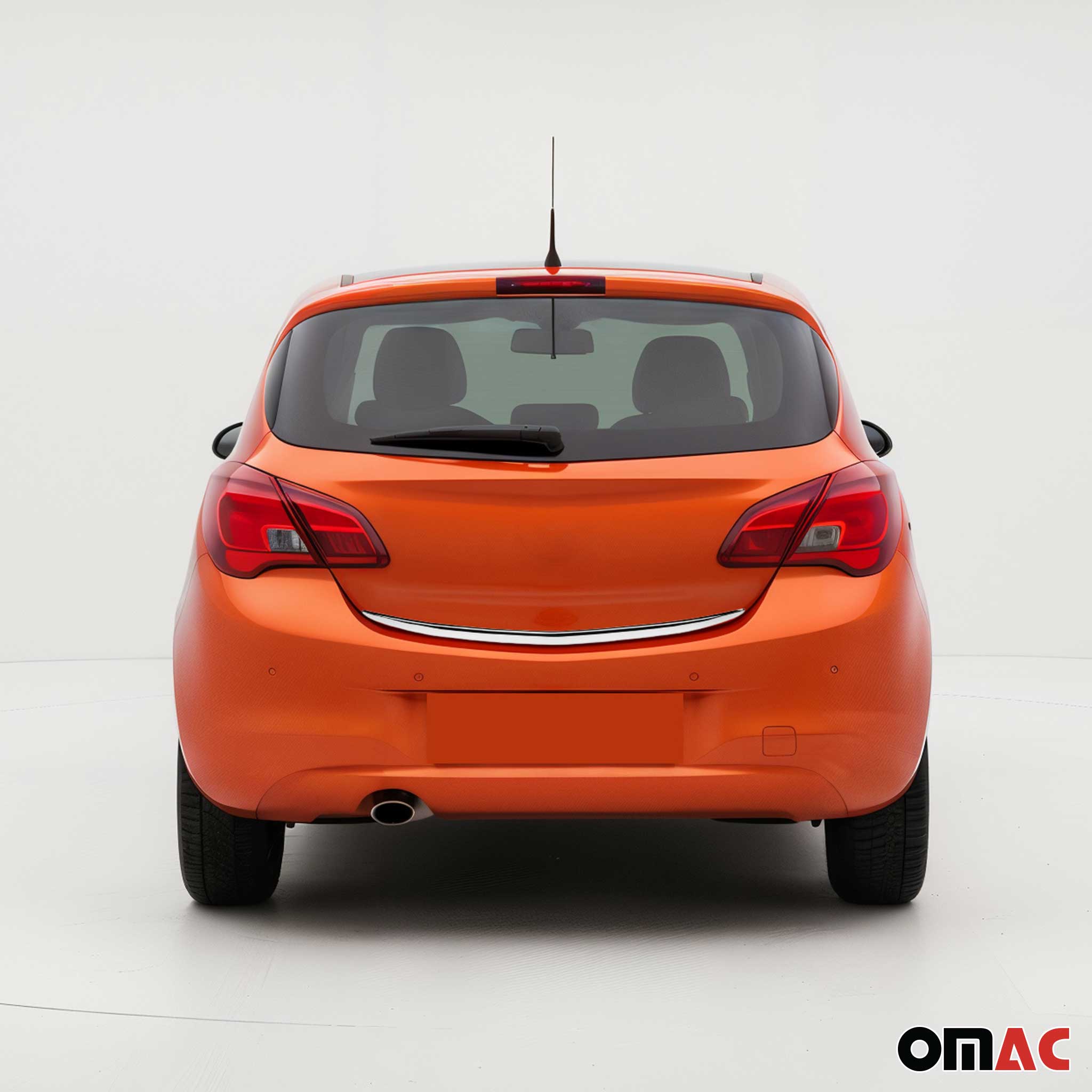 Kofferraumleiste Heckleiste für Opel Corsa D 2006-2014 Untere Chrom Edelstahl