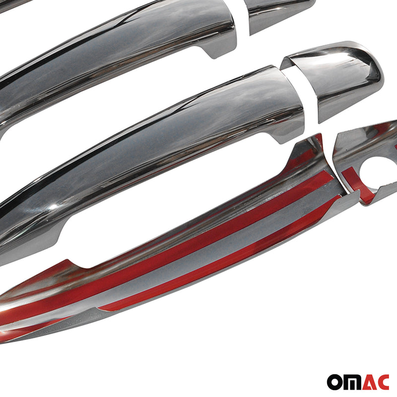 Türgriff Blende Türgriffkappen für Citroen C4 2004-2010 4-Tür Edelstahl 8x