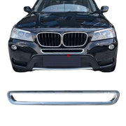 Kühlergrill Leisten Grillleisten für BMW X3 F25 2010-2013 Chrom ABS Silber 1tlg