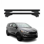 Menabo Dachträger für KIA Gran Sedona III / Sedona III 2014-2020 Alu Schwarz 2x