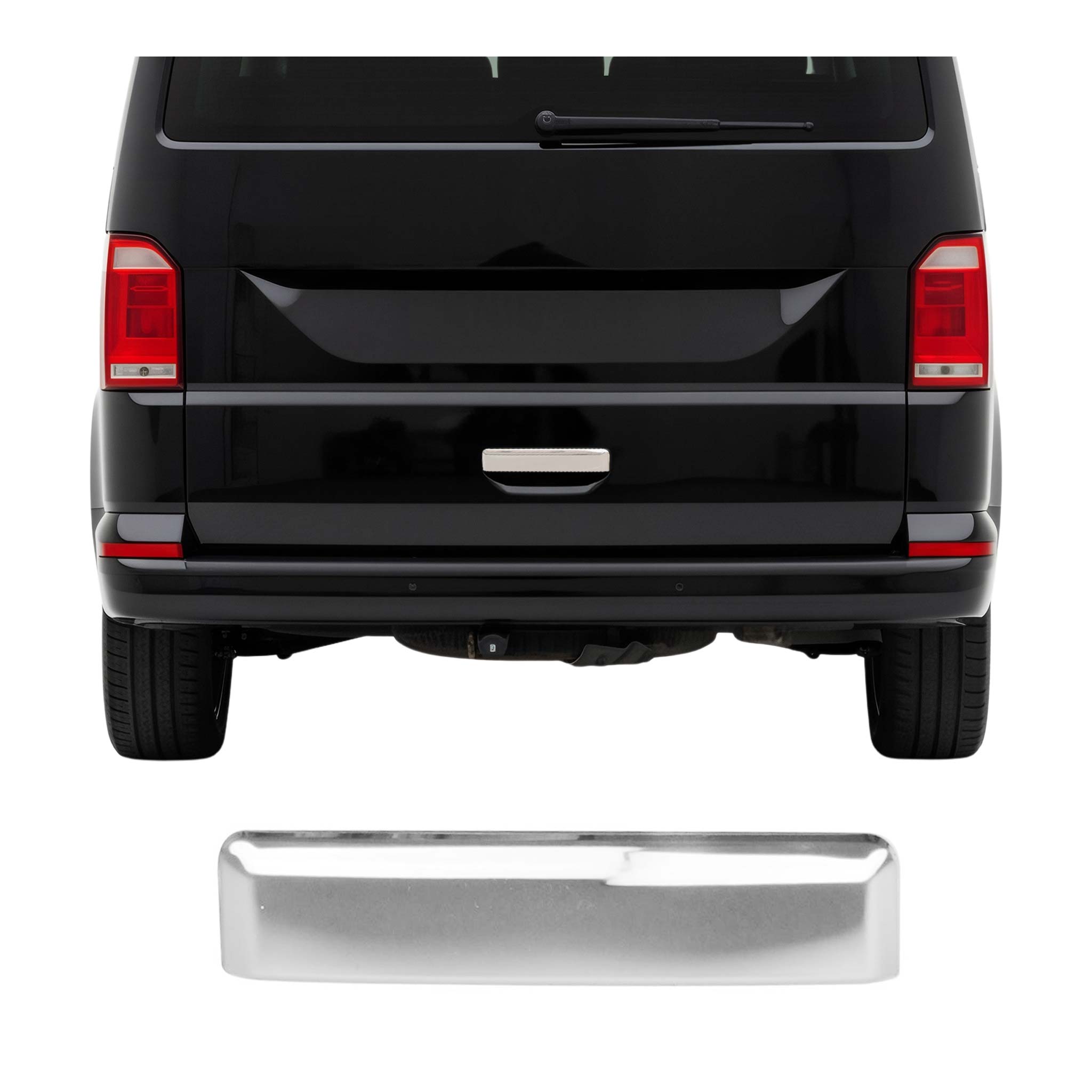 Türgriff Blende Türgriffkappen für VW T6 2015-2019 Hecktür Chrom Edelstahl