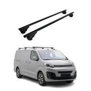 Dachträger Grundträger für Citroen Jumpy 2016-2026 Metall Schwarz 2tlg