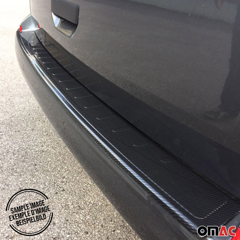 2003-2015 VW T5 Transporter loading sill protection bumper protector carbon fiber red