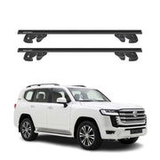 Dachträger Grundtäger für Toyota Land Cruiser J300 2022-2026 Alu TÜV Schwarz 2x