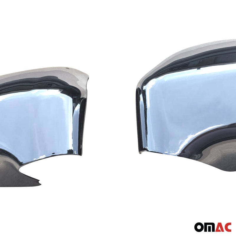 Spiegelkappen Spiegelabdeckung für Honda Civic 2006-2025 Chrom Abs Silber 2 tlg