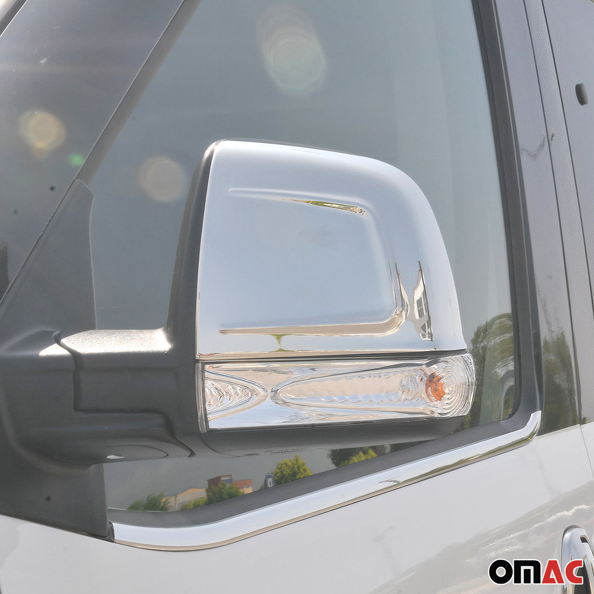 Spiegelkappen Spiegelabdeckung für Fiat Doblo 2010-2021 Edelstahl Chrom 2tlg