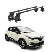 Menabo Dachträger für Renault Captur mk1 2013-2017 Pre-FL 50kg Stahl Schwarz 2x