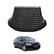 Kofferraumwanne Laderaumwanne für Volvo S40 2004-2012 Gummi TPE Schwarz