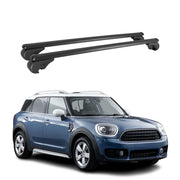 Dachträger für Mini Countryman F60 2017-2023 Gepäckträger Aluminium Schwarz 2x