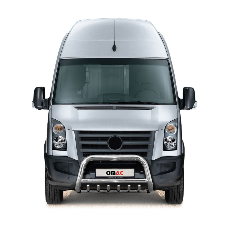 Frontbügel Frontschutzbügel für VW Crafter 2006-2017 mit ABE Rammschutz Silber