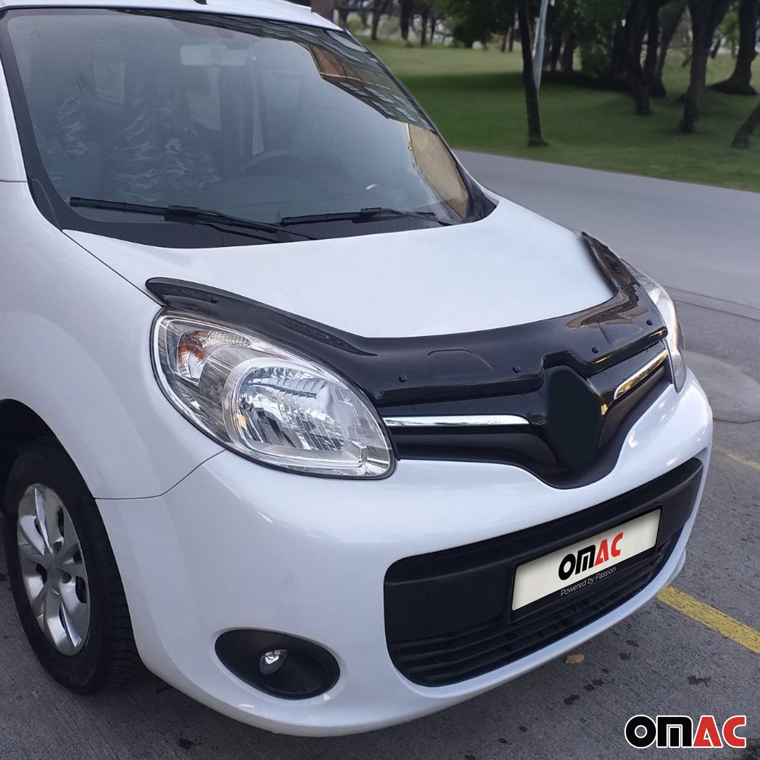 Motorhaube Deflektor Insektenschutz für Renault Kangoo 2013-2025 Dunkel