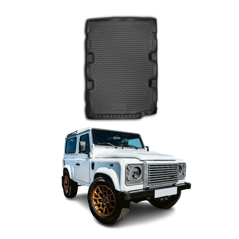 Kofferraummatte Kofferraumwanne für Land Rover Defender 90 2007-2021 Gummi TPE