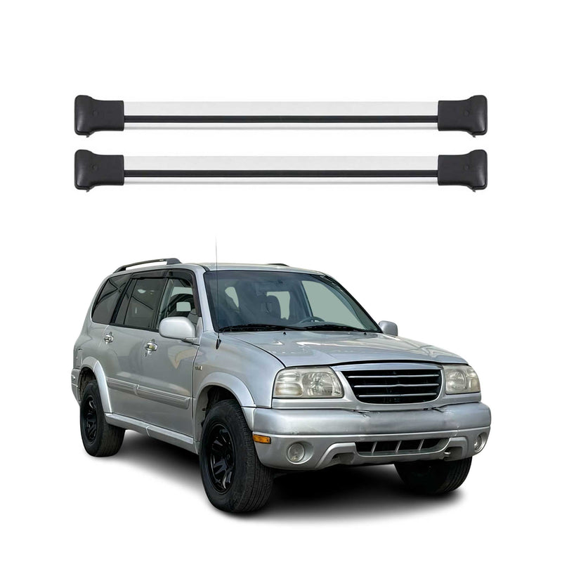 Dachträger Grundtäger für Suzuki Grand Vitara mk1 1998-2005 75kg Alu Silber 2x